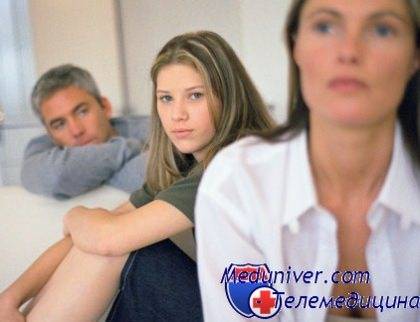 Mit der Mutter streiten