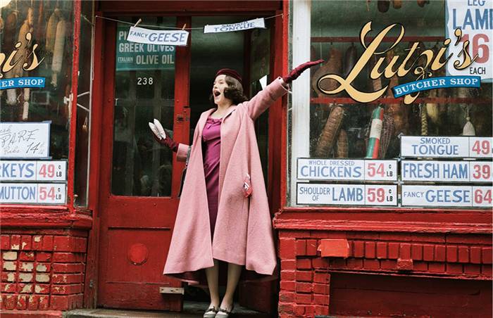Filmmaterial aus der Serie The Amazing Mrs Maisel.