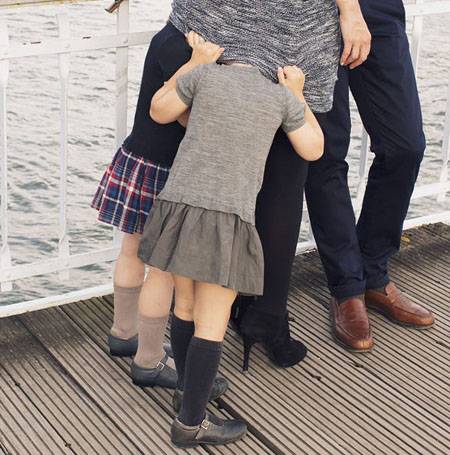 die Familie um des Kindes willen zusammenhalten