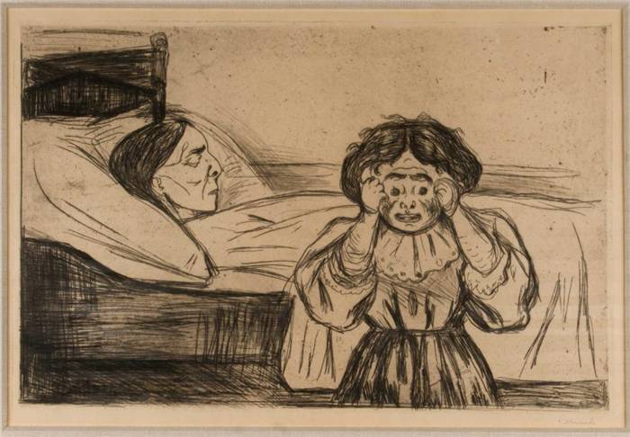 Das Gemälde von Munch.