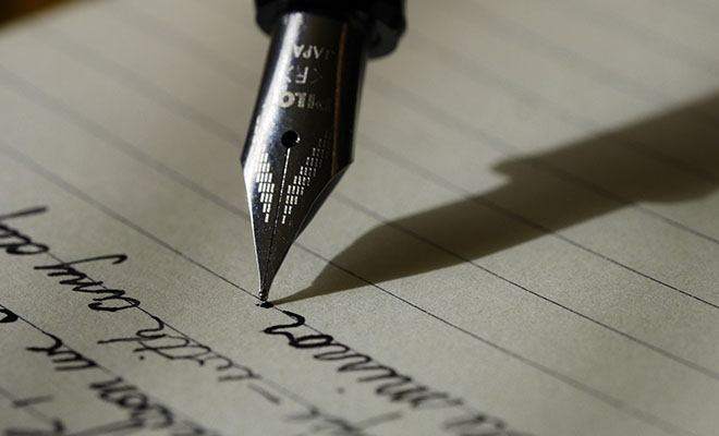 handgeschriebener Brief
