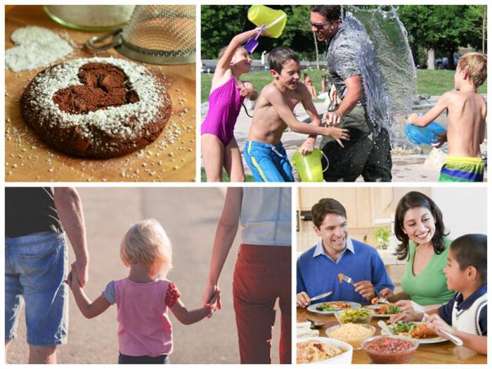 Familientraditionen von Ländern und Völkern auf der ganzen Welt