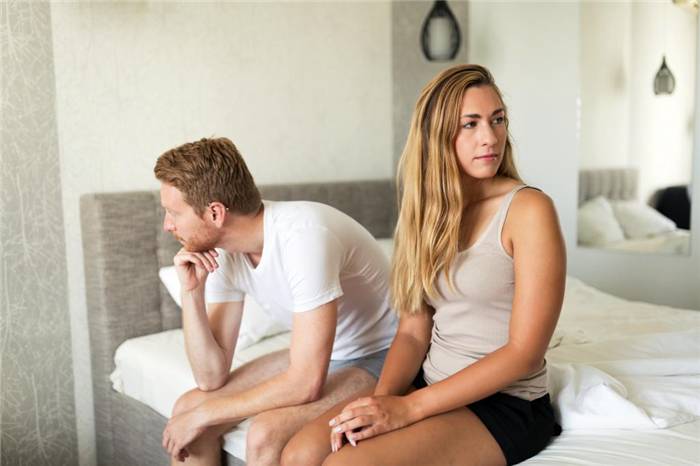 Ehepaar mit sexuellen Problemen