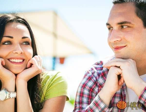 Erstes Date zwischen einem Mann und einer Frau
