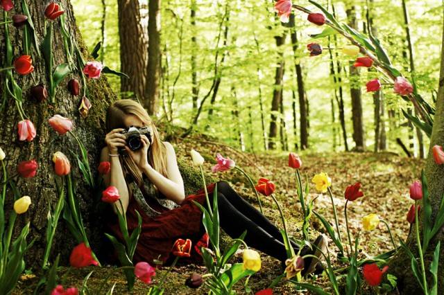 Wie man charmant ist - das Blumenmädchen