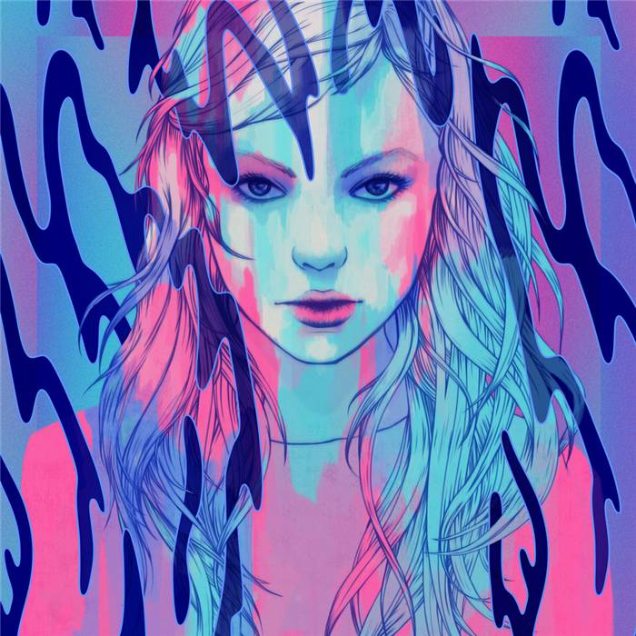 Illustration, die ein alleinstehendes Mädchen zeigt